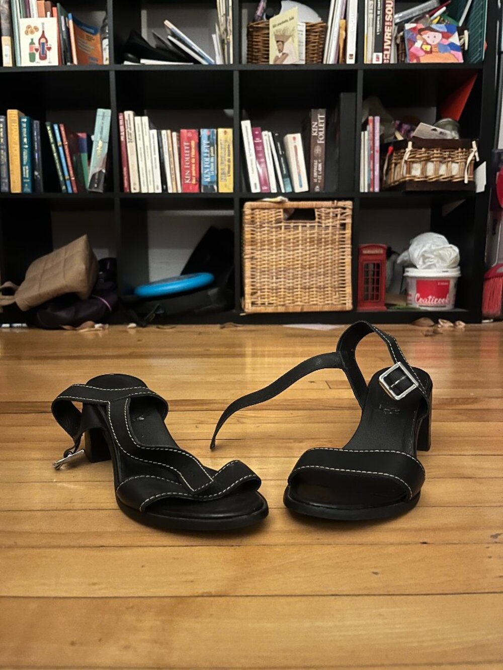 Black L'intervalle Sandals Size 8